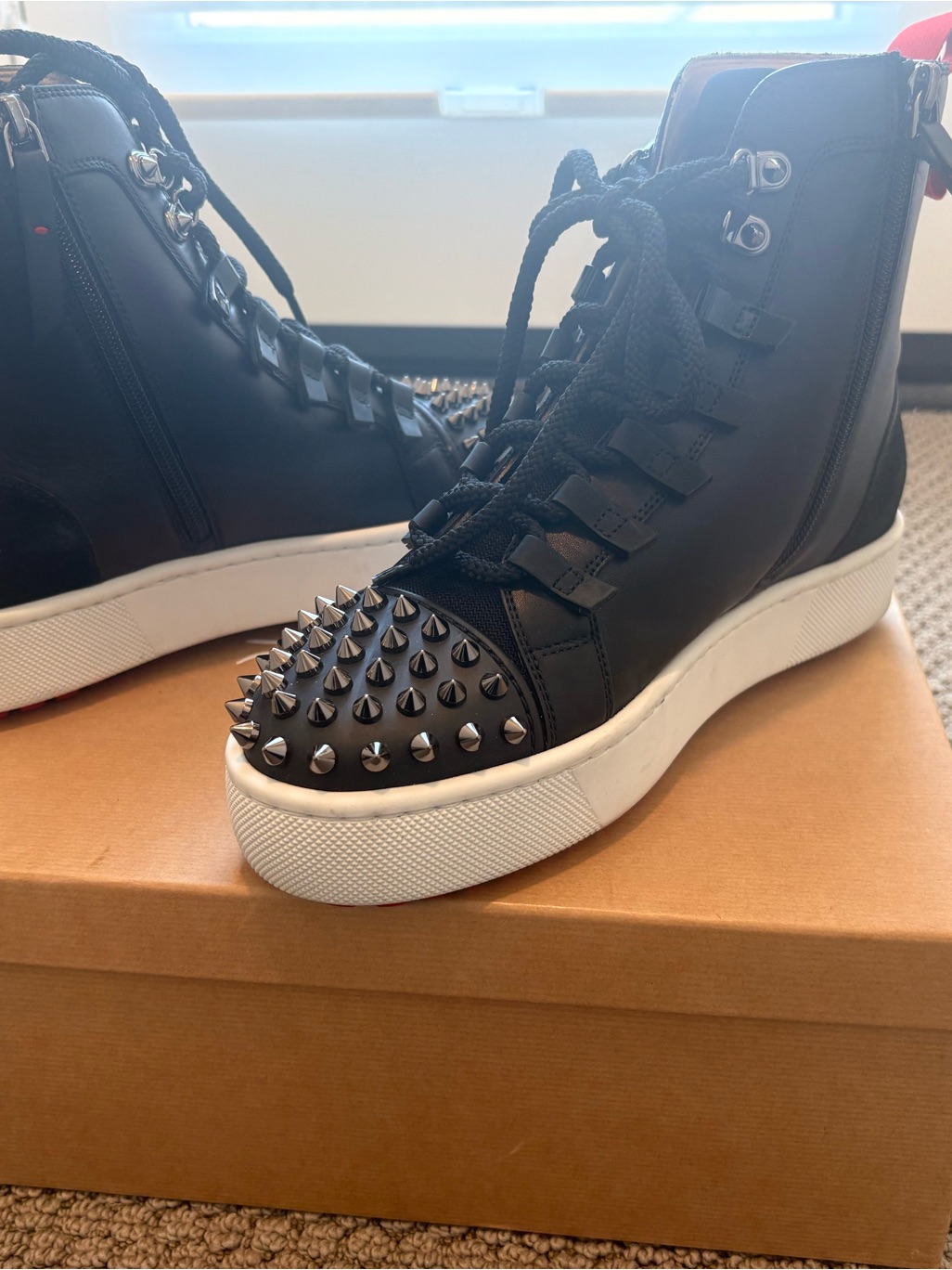 Christian Louboutin Smartic Leather Sneakers